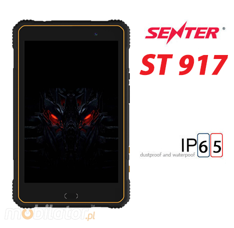 Senter S917 H wodoodporny wstrzsoodporny przemysowy wytrzymay odporny tablet NFC 4G  wojskowy IP65 MIL-STD 810G skaner kodw kreskowych 1D 2D