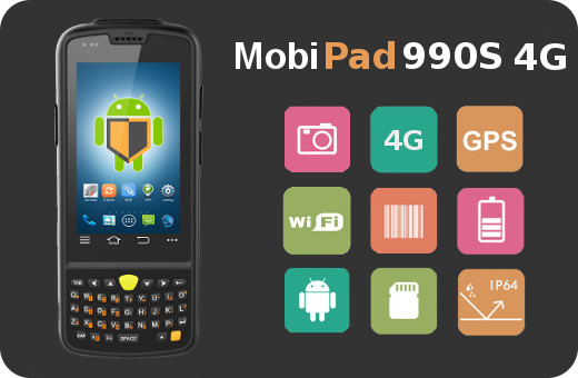 mobipad kolektor danych 980s przemysowy aparat wi-fi bluetooth skaner 1d 2d rfid