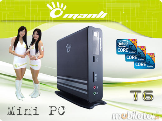 MiniPC Nettop Mini-PC May komputer Manli T6  M-T6H34 Intel Core™ i5-3470T (2x2.9 GHz)  Intel HD 2500 1TB HDD 500GB SSD Windows 7 Windows 8 16GB RAM DDR3 Chipset H61 i3 i5 i7 T6
