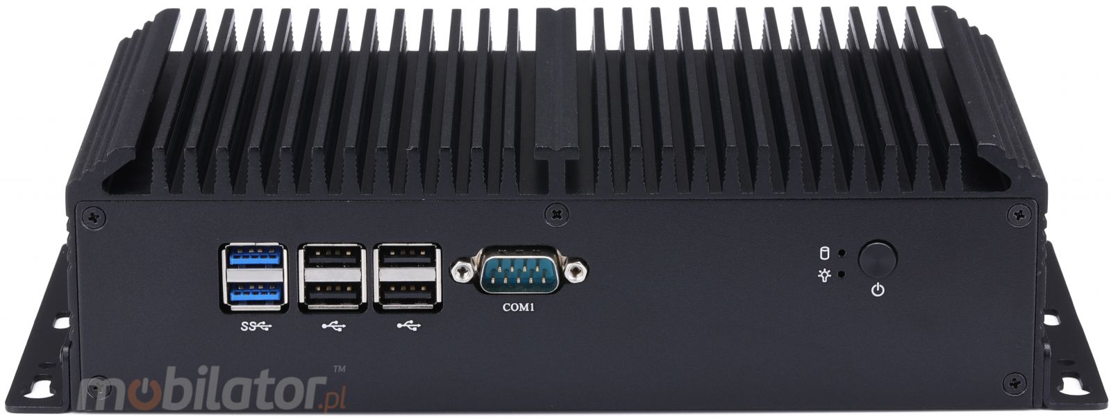 mBox X155 v.2 - mini Komputer przemysowy z dyskiem M.2, 4GB RAM, USB 3.0, 2x HDMI oraz WIFI - dysk M.2 - USB 3.0, 2x HDMI - Przd