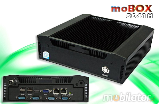 Komputer Przemysowy Fanless MiniPC moBOX-5041H