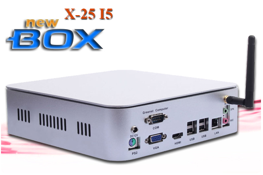 Komputer Przemysowy Fanless MiniPC nBOX-X-25 I5 BAREBONE