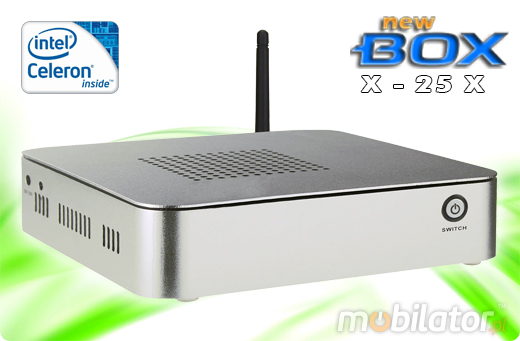 Komputer Przemysowy Fanless MiniPC nBOX-X-25 X BAREBONE