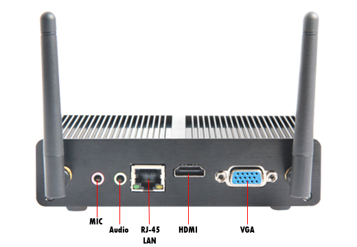 Komputer Przemysowy Fanless MiniPC nBOX-X-29 Y BAREBONE