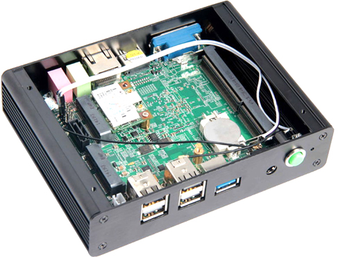 Komputer Przemysowy Fanless MiniPC nBOX-X-29 Y BAREBONE