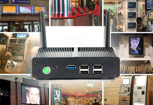 Komputer Przemysowy Fanless MiniPC nBOX-X-29 Y BAREBONE