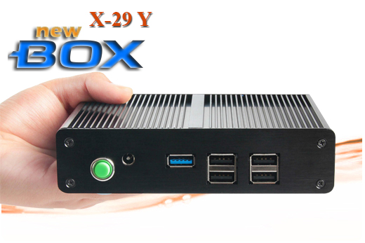 Komputer Przemysowy Fanless MiniPC nBOX-X-29 Y BAREBONE