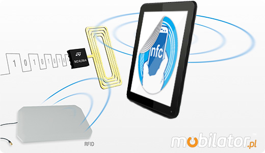 nfc rfid 13.56mhz tablet mobipad kolektor danych kolektory danych UART