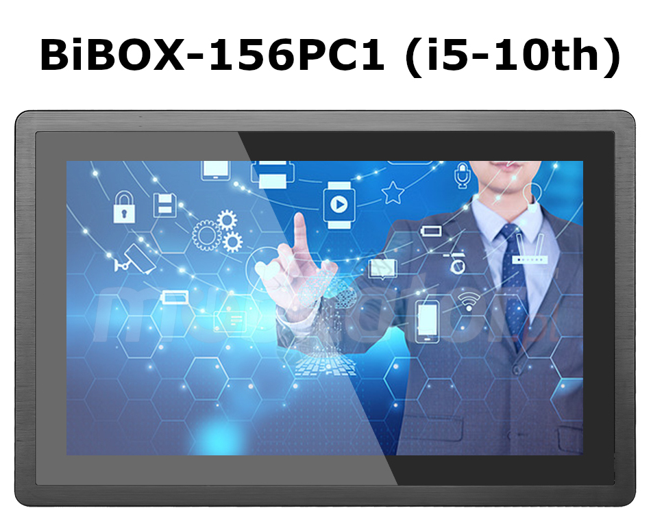 BiBOX-156PC1 -  Wytrzymay komputer panelowy z nowoczesnym procesorem i5