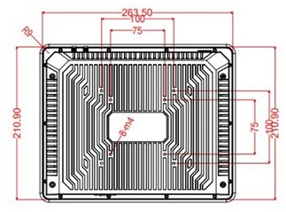 Sterowniczy panel do zastosowa przemysowych BiBox 104-I58