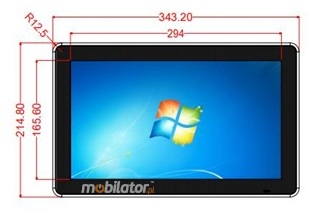 BiBox 133-I58 panel komputerowy z jasnym wywietlaczem