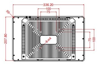 Sterowniczy panel do zastosowa przemysowych BiBox 133-I58