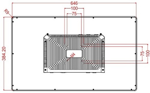 Przemysowy komputer dotykowy odporny na wod