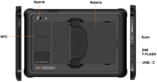 Tablet Chainway P100 specjalistyczny dla wymagajcych rodowisk