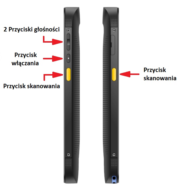 Chainway C90 v.3 ergonomiczne przyciski wydajny i energooszczdny procesor skaner kodw kreskowych 2D Honeywell