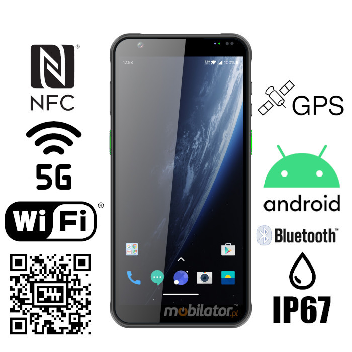 Chainway MC50 wstrzsoodporny przemysowy kolektor danych Android 12 5G LTE IP67