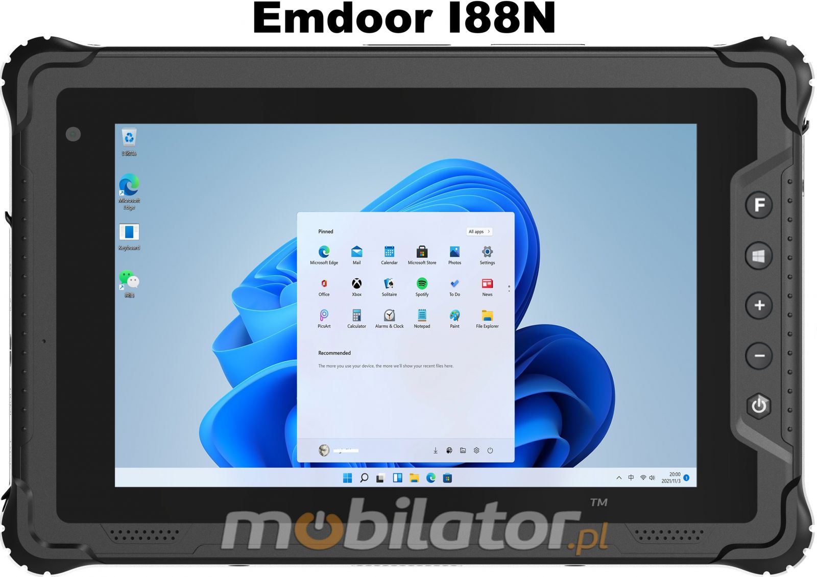 emdoor i88n wodoodporny wstrzsoodporny przemysowy tablet 