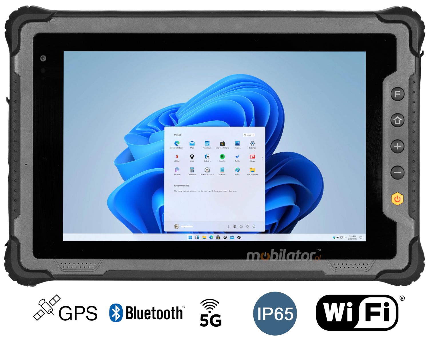 Emdoor Q885M wstrzsoodporny przemysowy tablet 5G LTE IP65