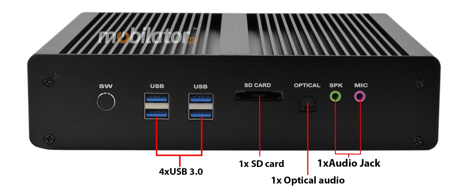 wejcia do maego wytrzymaego niezawodnego HyBOX P05B panel przedni