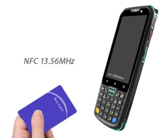 MobiPad H-H4 - NFC, zasig, komunikacja protokoy ISO 2-4cm wytrzymay kolektor danych