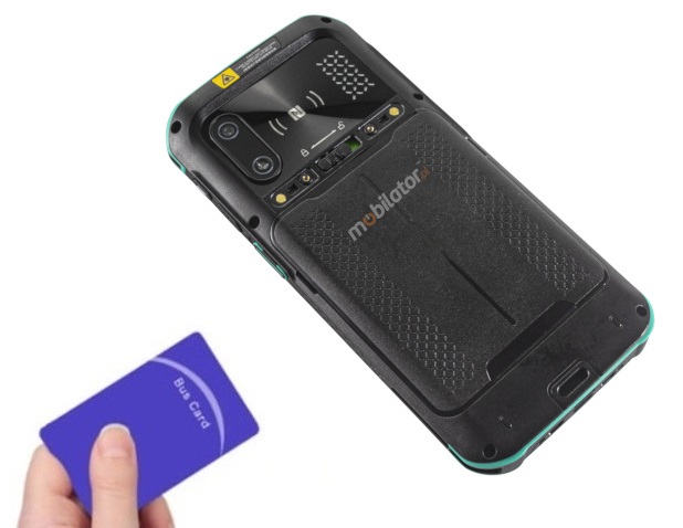 MobiPad H-H5 - NFC, zasig, komunikacja protokoy ISO 2-4cm wytrzymay kolektor danych