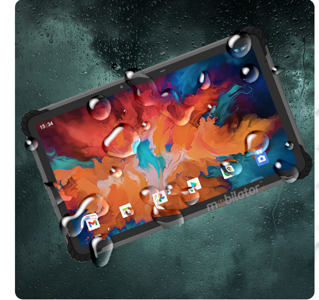 Wzmocniony szczelny tablet T1300R-2 przemysowy