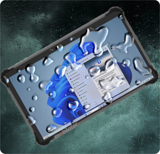 Wzmocniony szczelny tablet przemysowy