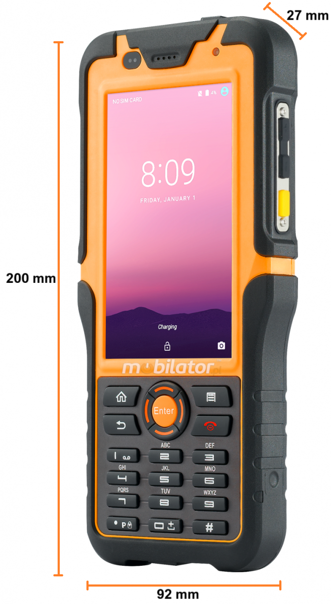 Militarny kolektor danych dla firmy MobiPad wodoodporny i wstrzsoodporny 