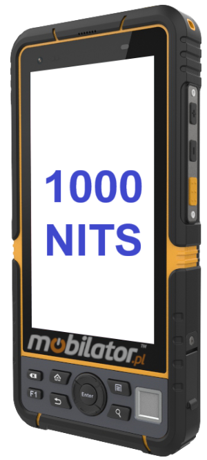 Kolektor danych z jasnym wywietlaczem i NFC