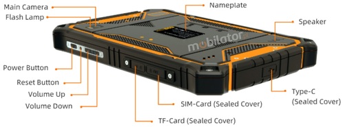 Profesjonalny pancerny tablet do pracy MobiPad Tex17