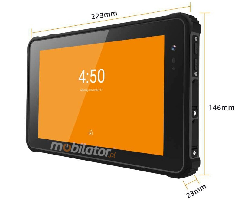 Tablet MobiPad Tex81 odporny na temperatury mniejsze od zera