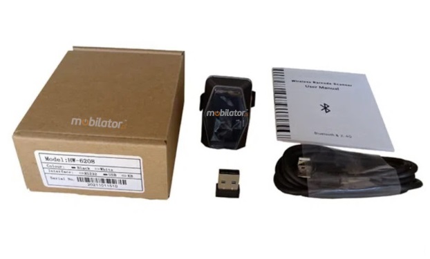 MobiScan H6280W - akcesoria kabel USB USB dongle (2.4GHz RF wireless) + czytnik radiowy RFID NFC