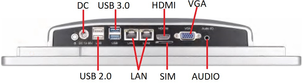 Mobitouch 116W-LF Przemysowy komputer panelowy z RS232