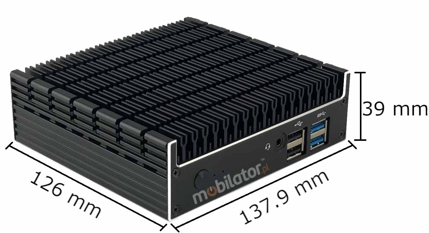 Polywell-Nano-U10F Intel i5 wydajny szybki i niezawodny mini pc o niewielkich wymiarach