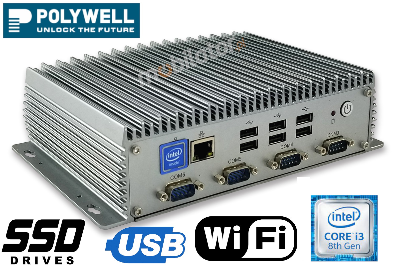 Polywell-Nano-U8FL2C6 Intel i3 may niezawodny szybki i wydajny mini pc 