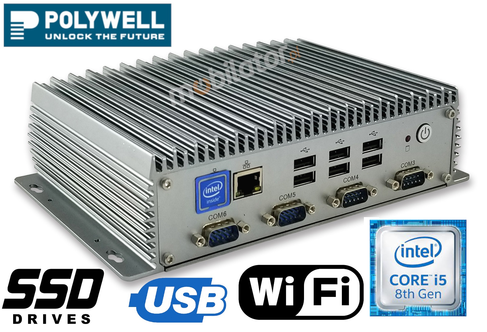 Polywell-Nano-U8FL2C6 Intel i5 may niezawodny szybki i wydajny mini pc 