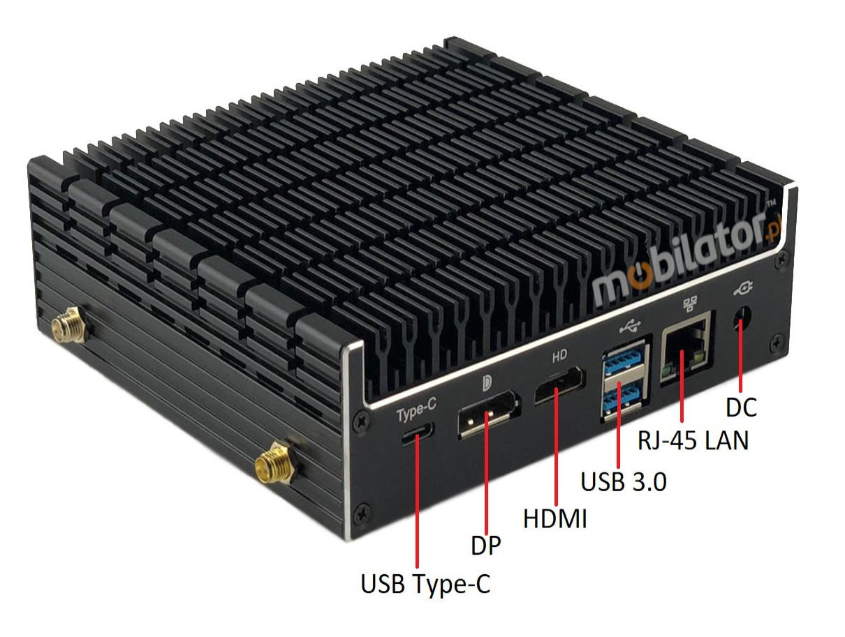 wejcia panel tylni do maego wytrzymaego niezawodnego Polywell-Nano-U10F Intel i5