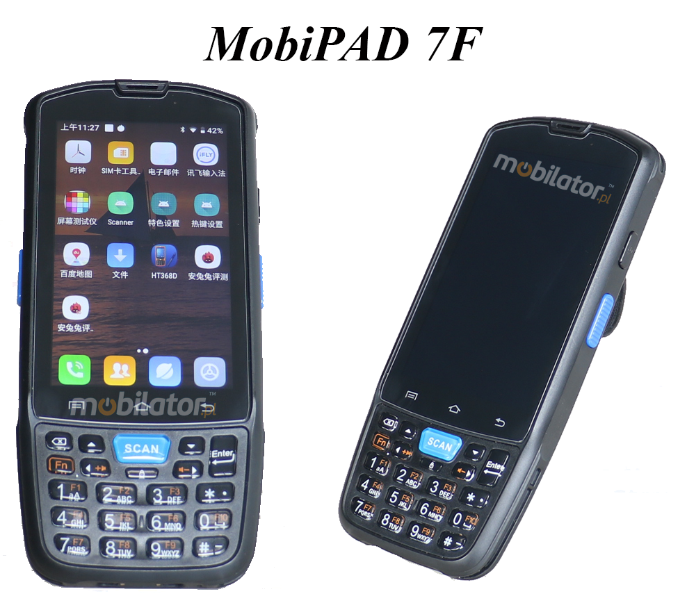 MobiPAD 7F - mobliny kolektor wstrzsoodporny przemysowy wytrzymay odporny smartfon NFC 4G IP65 