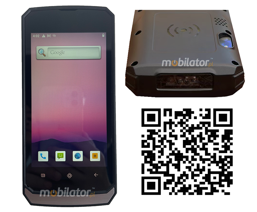 MobiPAD V20 – kolektor danych z NFC i  skanerem kodw 2D Zebra SE5500, idealny do magazynu, wydajny i wytrzymay, procesor 8 rdzeni, 4GB RAM i 64GB ROM