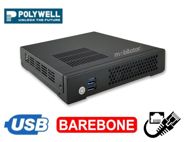 Polywell-H310AEL2 BAREBONE niezawodny szybki i wydajny mini pc nez procesora