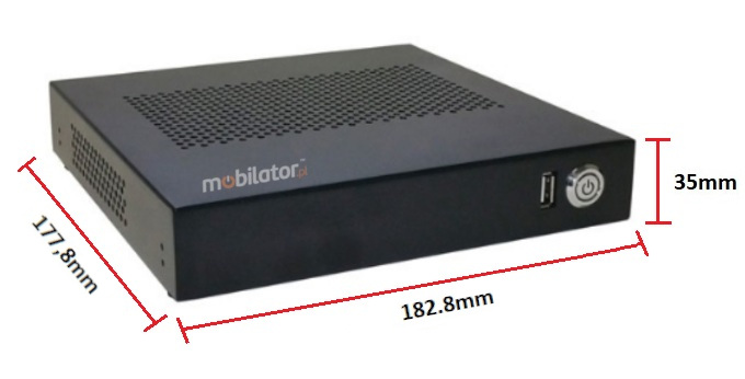 Polywell-J4125AEL2 Celeron wydajny szybki i niezawodny mini pc o niewielkich wymiarach