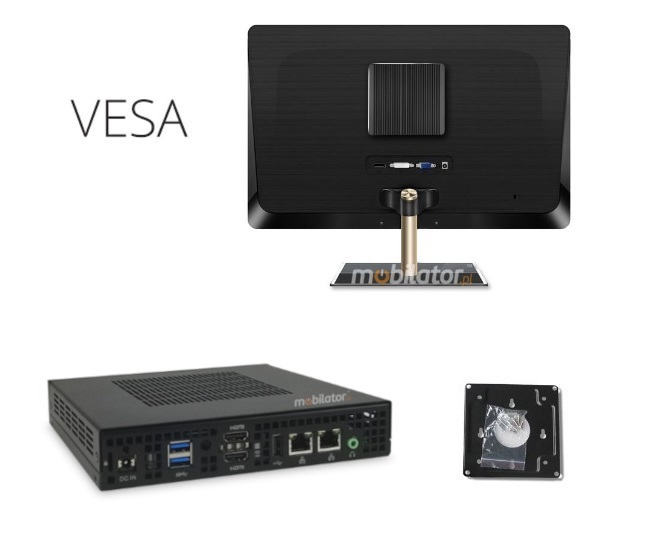 Polywell-J4125AEL2 Celeron may niezawodny szybki i wydajny mini z uchwytem vesa 