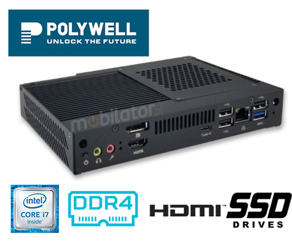 Polywell-Nano-H510A niezawodny, wytrzymay i energooszczdny miniPC