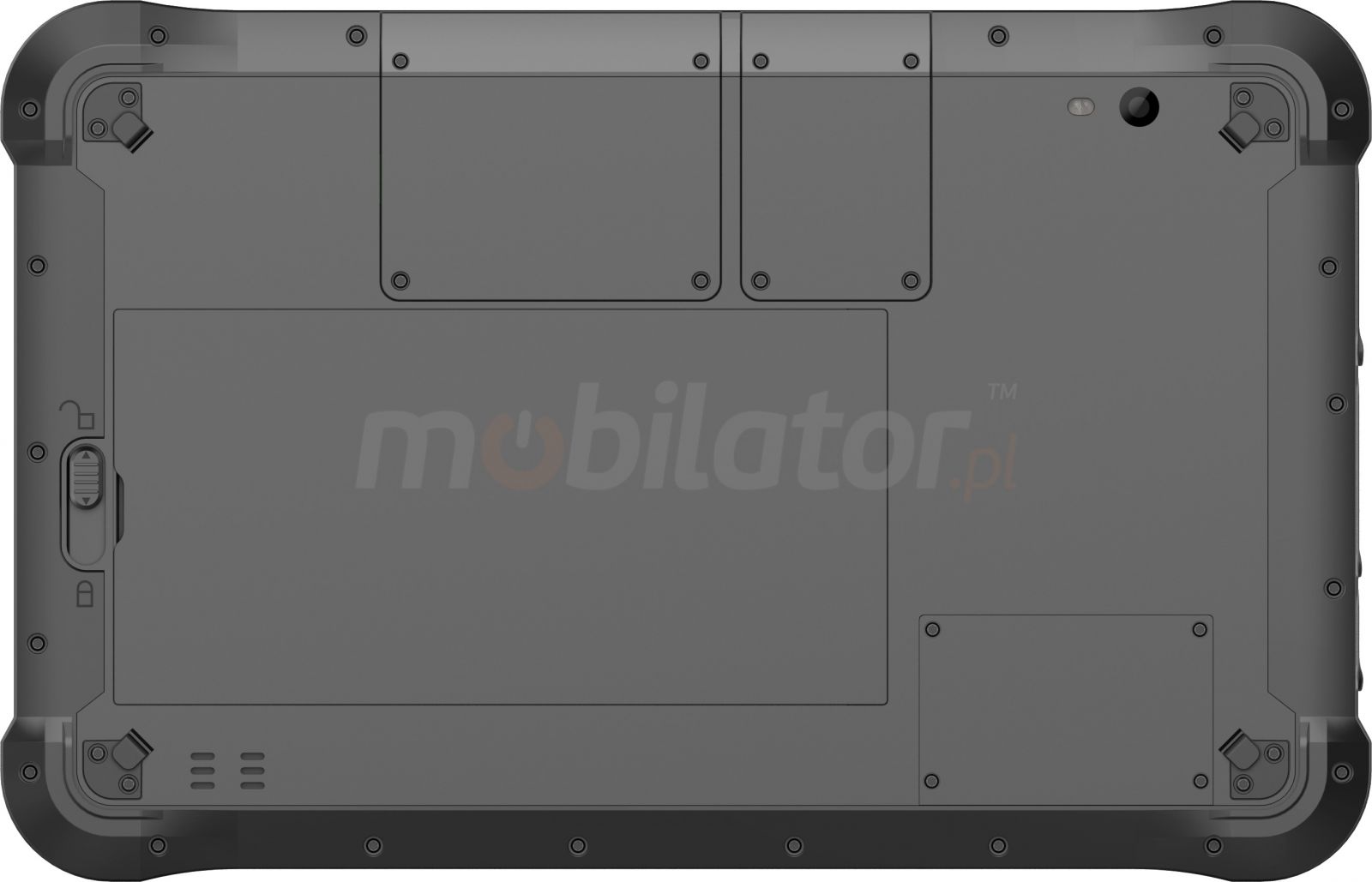 Emdoor Q15 v.7 - Wodoodporny 10-calowy tablet z czytnikiem kodw kreskowych 2D Honeywell, norm IP65 + MIL-STD-810G,4GB RAM, dyskiem 64GB ROM, BT4.1, RJ-45 