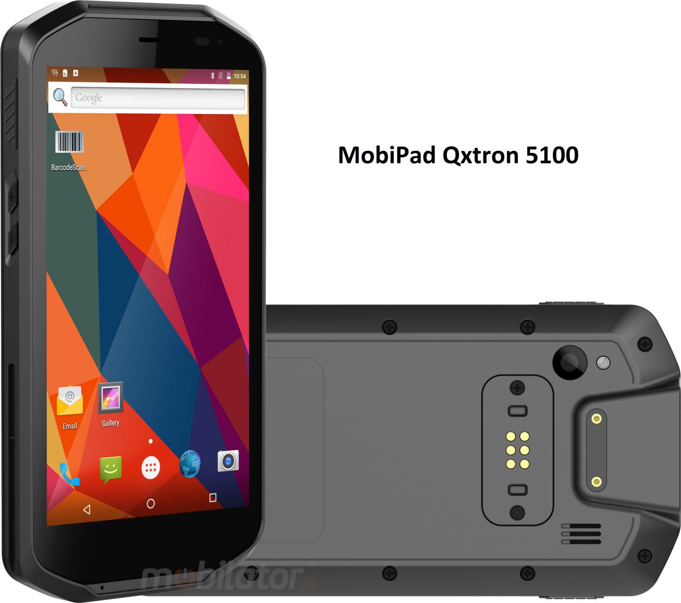 Mobipad Qxtron Q5100 v.6 - wzmocniony kolektor danych (IP65 + MIL-STD-810G), ekran 5 cali, 4GB RAM i 64GB flash, Bluetooth 4.0 i system Android 9.0, skaner kodw 2D oraz UHF.