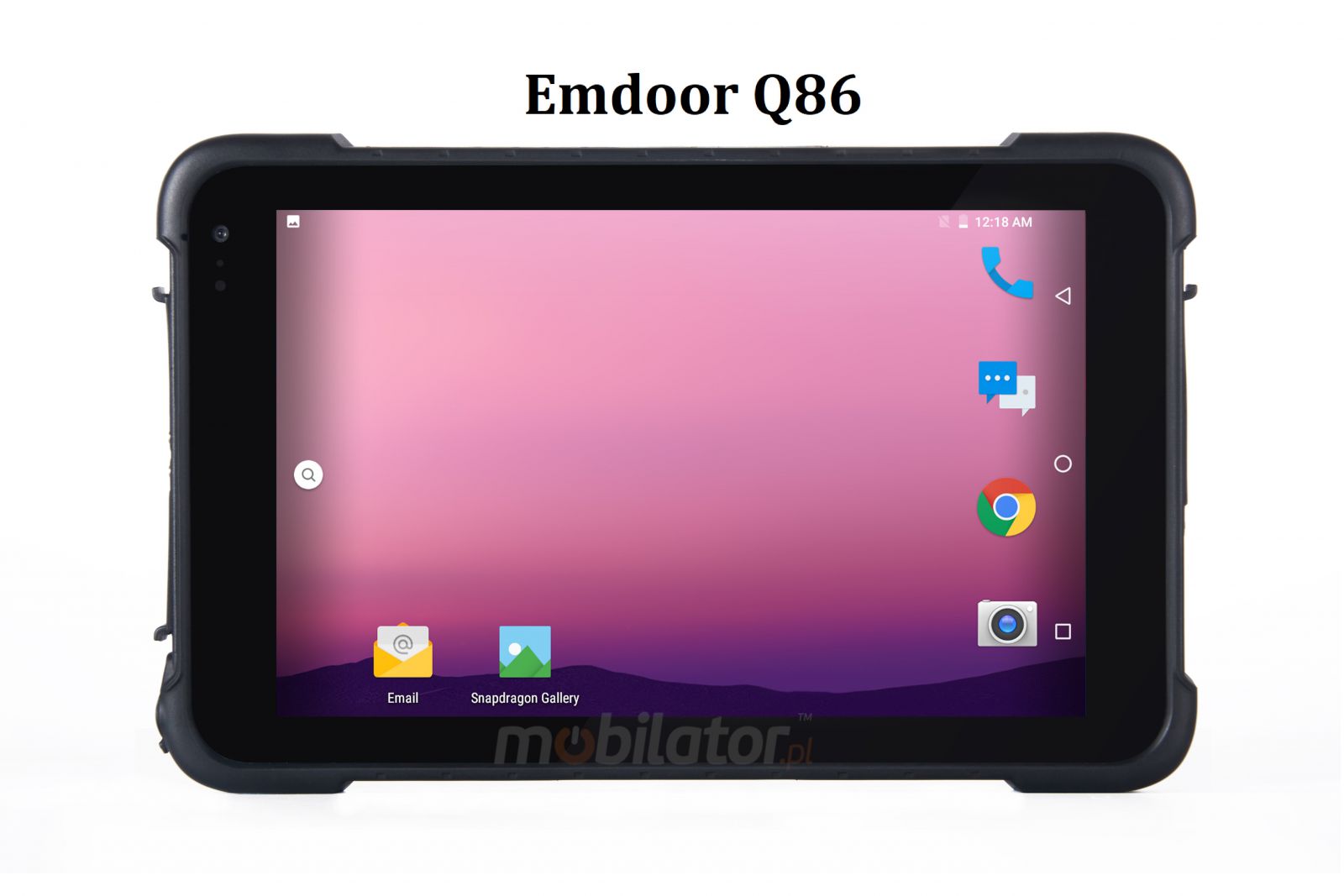 Emdoor Q86 v.3 - Przemysowy 8 calowy tablet ze skanerem kodw UHF oraz 1D MOTO, pamici 4GB RAM i 64GB dyskiem