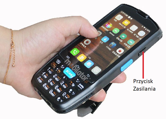 Wodoszczelny inwentaryzator w formie smartfona (System Android 9.0) oraz NFC w kompaktowych wymiarach