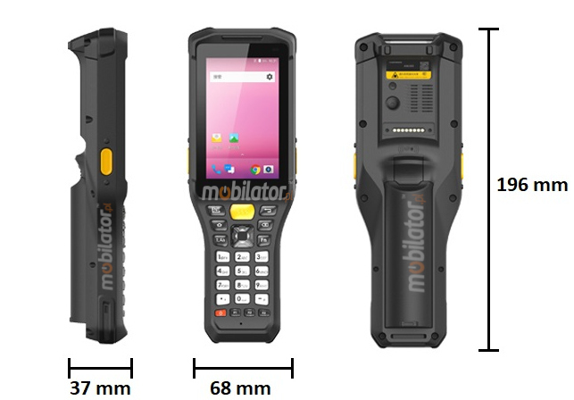 Wodoszczelny inwentaryzator w formie smartfona ze skanerem kodw Mindeo 2D (System Android 9.0) oraz NFC w kompaktowych wymiarach