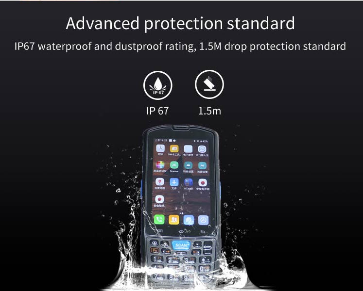 Wodoszczelny smartfon przemysowy  z androidem oraz 4G LTE 