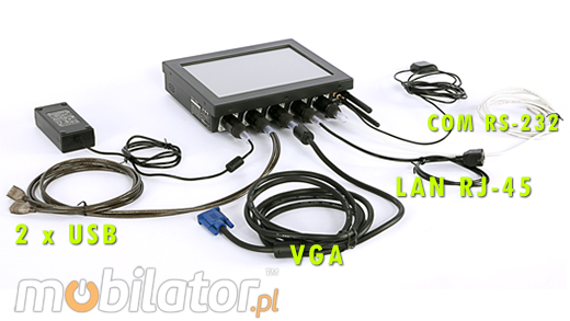 Industial Touch PCC CETouch CT10.4-PC-IP65 Komputer panelowy Panel PC Norma odpornoci IP65 Przemysowy komputer panelowy Ekran rezystancyjny 5 wire resistive wywietlacz 104 cali mobilator.pl New Portable Devices Windows